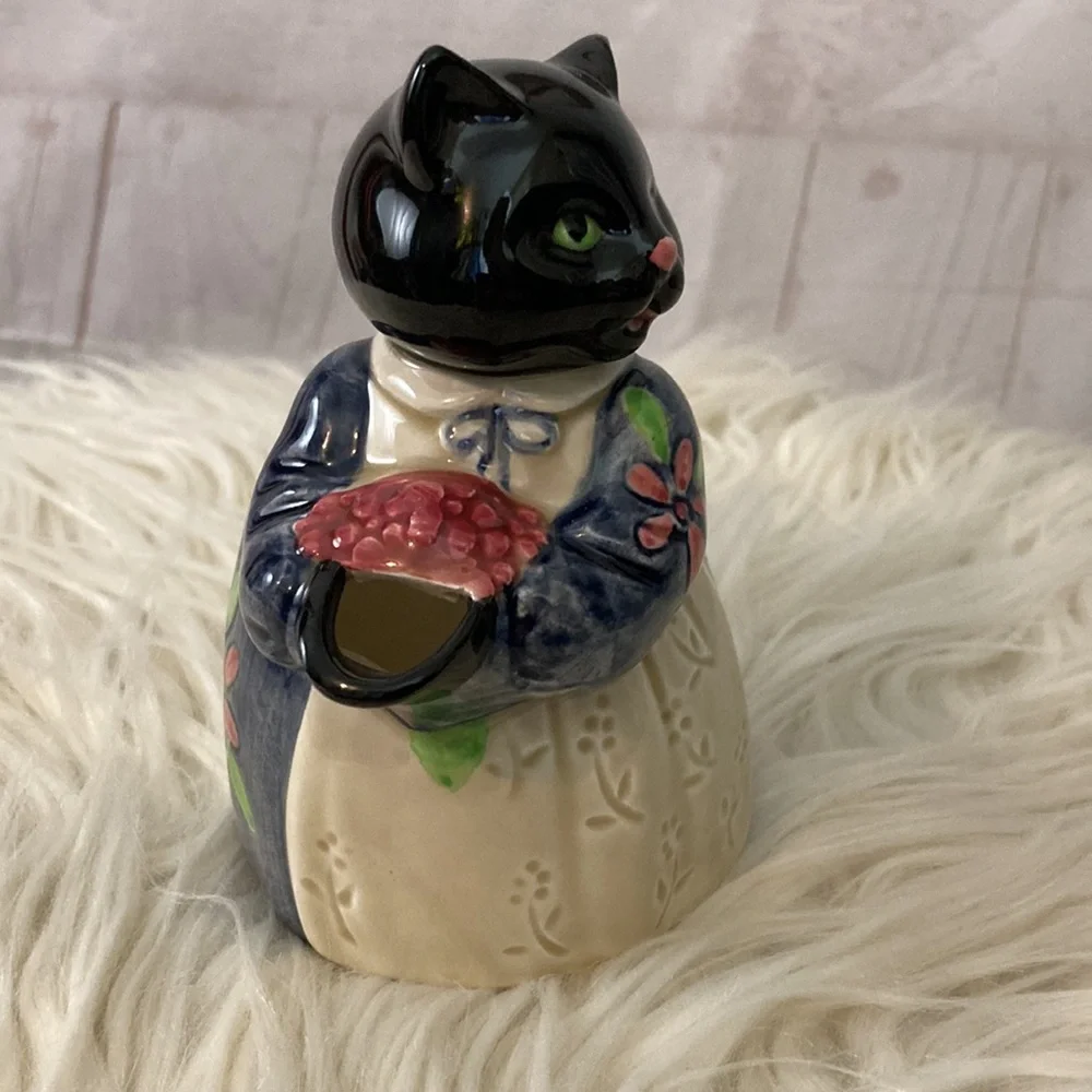 Vintage OTAGIRI Japan The Edith Collection Cat Creamer anthropomorphic